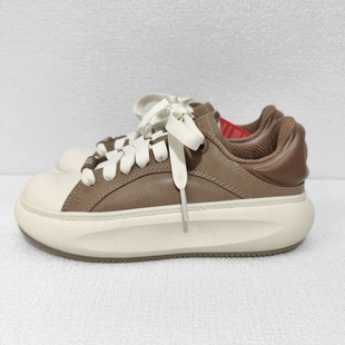 中国李宁秋冬云游C4D休闲鞋男女耐磨厚底增高舒适板鞋AZGU145