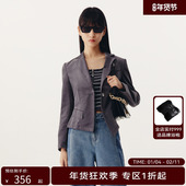 HPLY荷比俪春季 型外套HMD13520168 西装 新款 女浪漫感短俏版