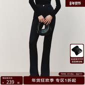 女复古紧身弹力显瘦马蹄裤 HPLY荷比俪季 新款 HDD12410097