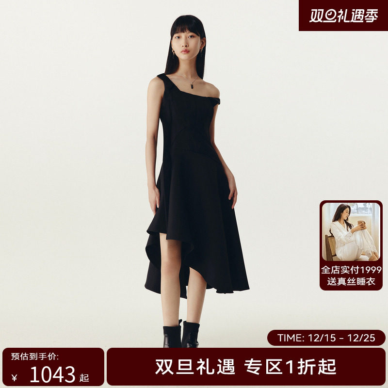 HPLY荷比俪新款女欧式胸衣线条裁剪连衣裙HYD12750152