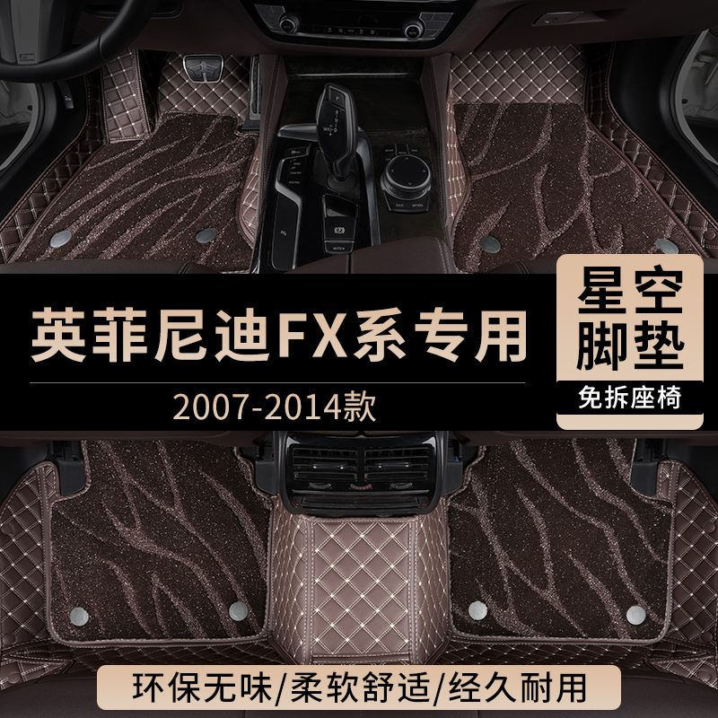 适用英菲尼迪FX系汽车脚垫全包围