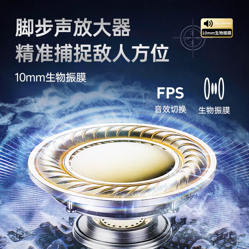 机械师TH66蓝牙无线耳机适用于通话ANC降噪长续航游戏运动耳机图片