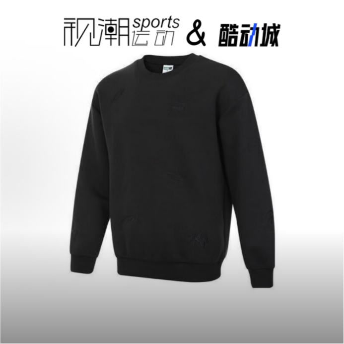 彪马PackMELODY黑色卫衣圆领