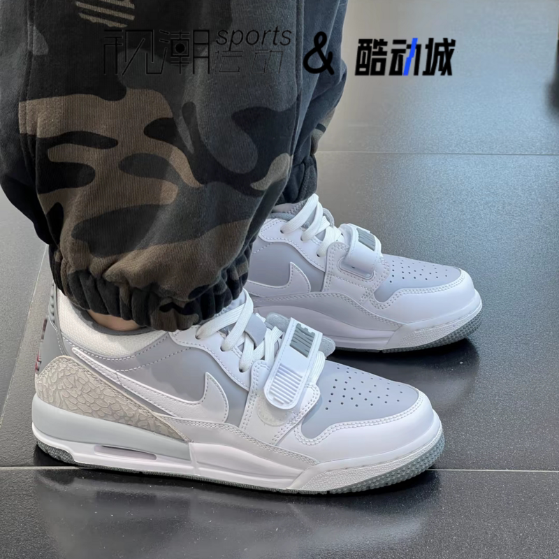 AJ312灰色男运动休闲复古篮球鞋