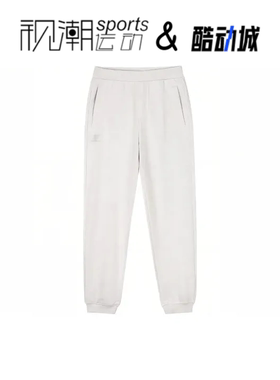 New Balance NB 灰色男女简约舒适百搭针织束脚长裤6LD38511-OA