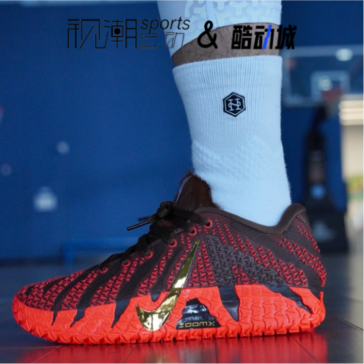 耐克Ja3红色耐磨实战篮球鞋