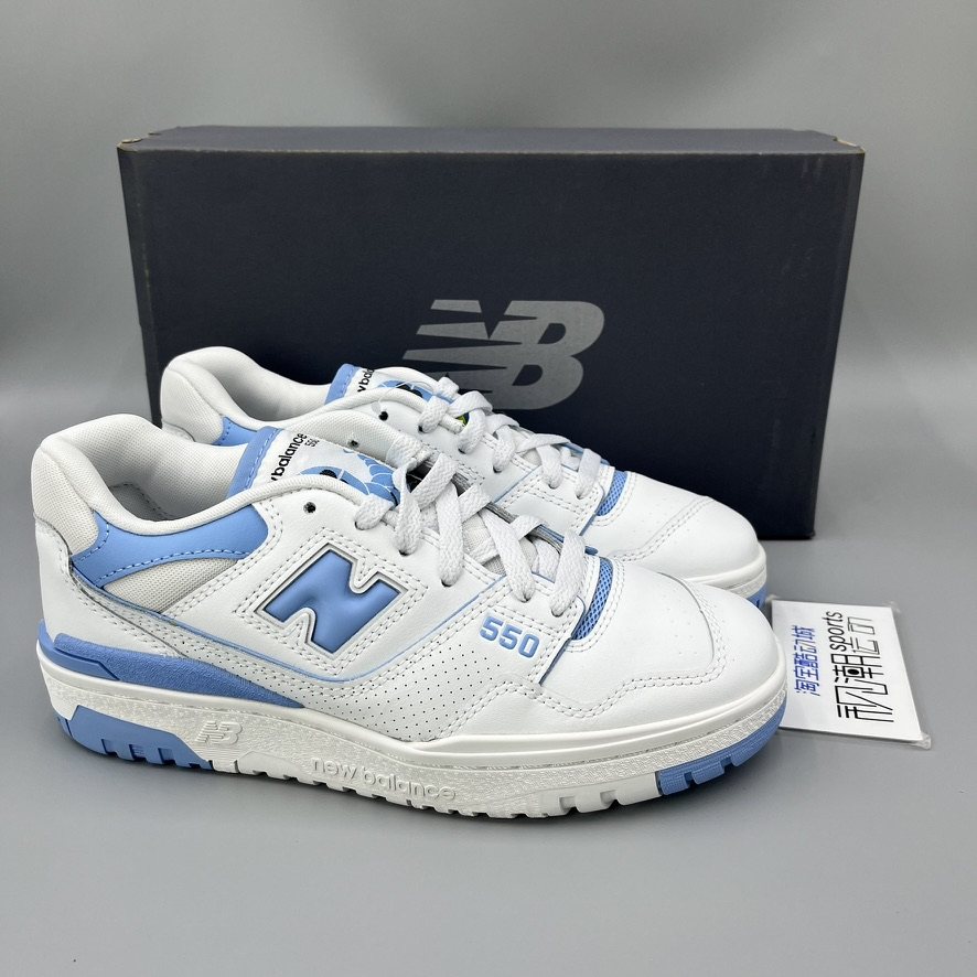 NB550新款天蓝白女复古休闲板鞋