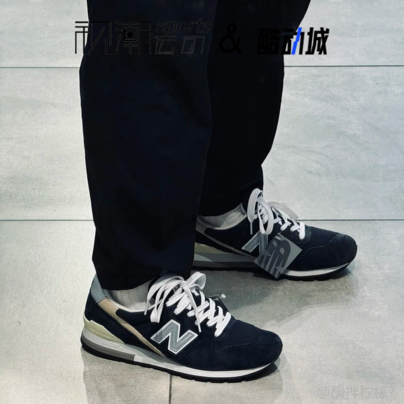 New Balance NB 996蓝色男美产复古舒适防滑运动休闲跑步鞋U996NV