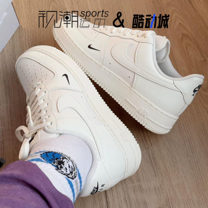 Nike耐克Air Force1 AF1空军一号白色女子运动休闲板鞋HF1058-133