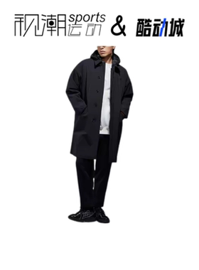 NewBalance NB x TAION黑色男中长款连帽保暖羽绒服NPD4N023-BK