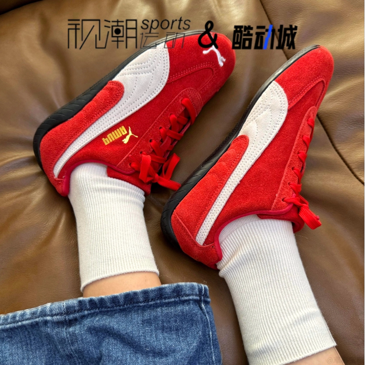 Puma彪马Speedcat OG红白色男女大童舒适运动休闲赛车鞋401698-02