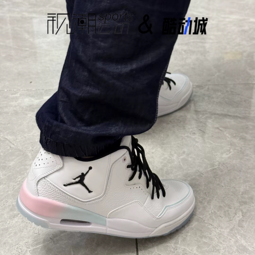 AJ23白色男复古运动休闲篮球鞋