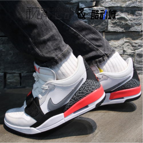 JordanLegacy312白红篮球鞋