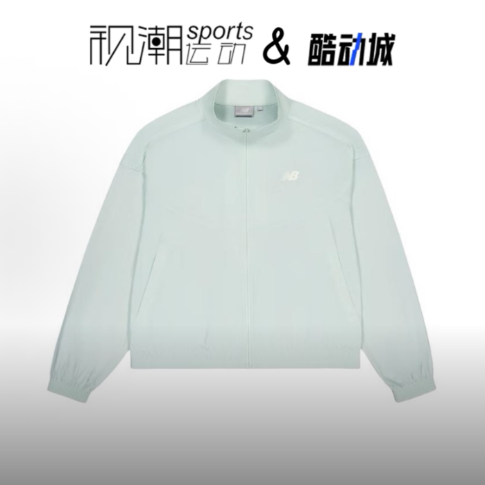 NB绿色翻领夹克外套舒适运动休闲