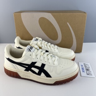 1203A127 750 Mz米白黑男女防滑轻便休闲板鞋 Asics亚瑟士Court
