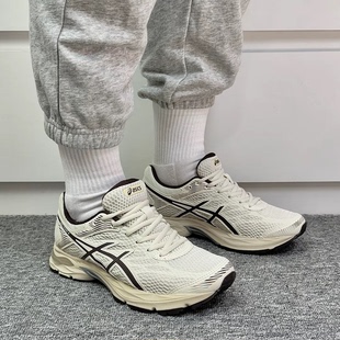 Asics亚瑟士 Gel-Flux 4 白棕男舒适耐磨休闲跑步鞋1011A614-200