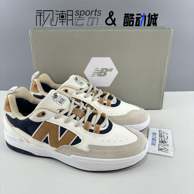 NB808米蓝减震防滑低帮跑步板鞋