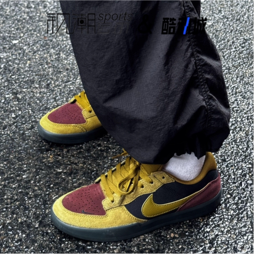 耐克SBForce58黑棕运动休闲板鞋