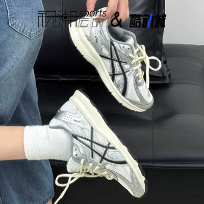 亚瑟士JOG100S银白色复古跑步鞋