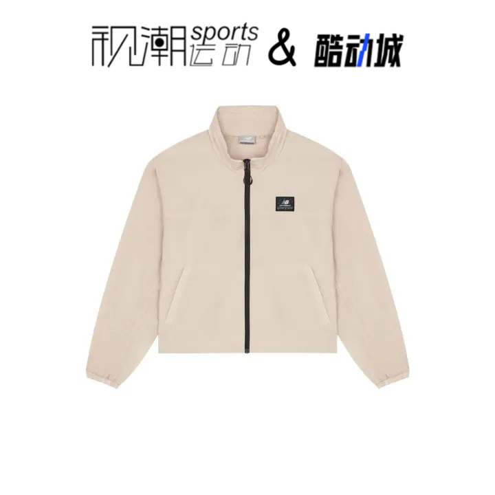 NB浅褐色女梭织舒适时尚夹克外套