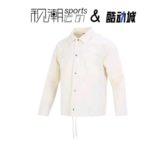 NB白色男女夹克外套运动翻领工装