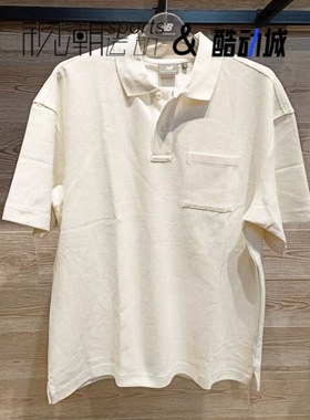 New Balance NB 白色男女纯棉简约舒适休闲短袖POLO衫5FD26171-IV