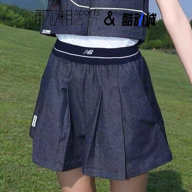 NB女舒适梭织百褶运动休闲短裤