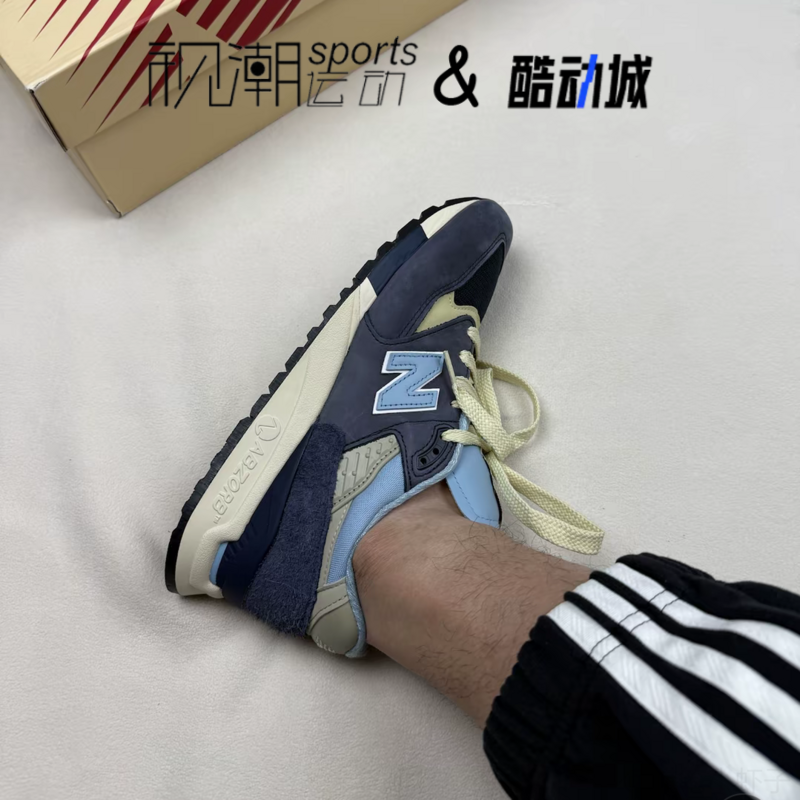NB998海军蓝跑步鞋运动休闲鞋