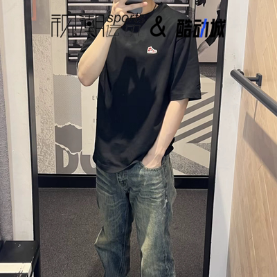 JordanBRAND黑短袖T恤纯棉运动