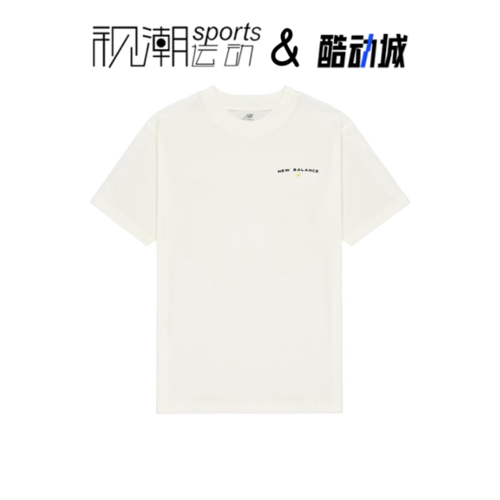 NB白色百搭时尚运动休闲短袖T恤