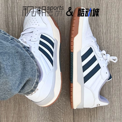 阿迪达斯Entrap白蓝复古篮球板鞋
