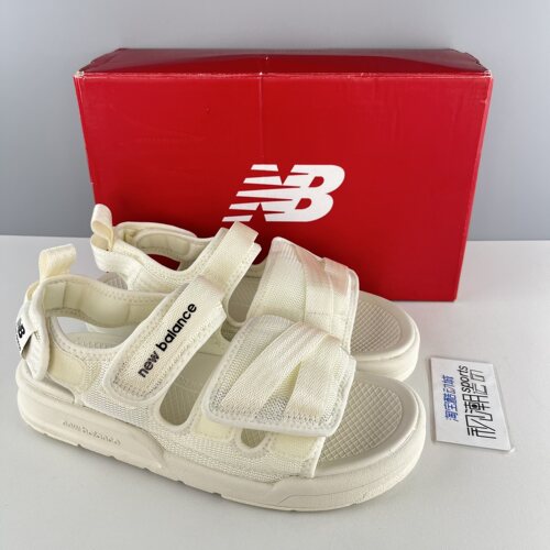 NB3206白色男女舒适休闲沙滩凉鞋