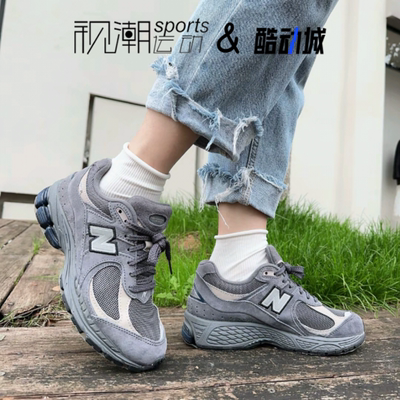 NB2002R深灰棕男女复古休闲跑鞋