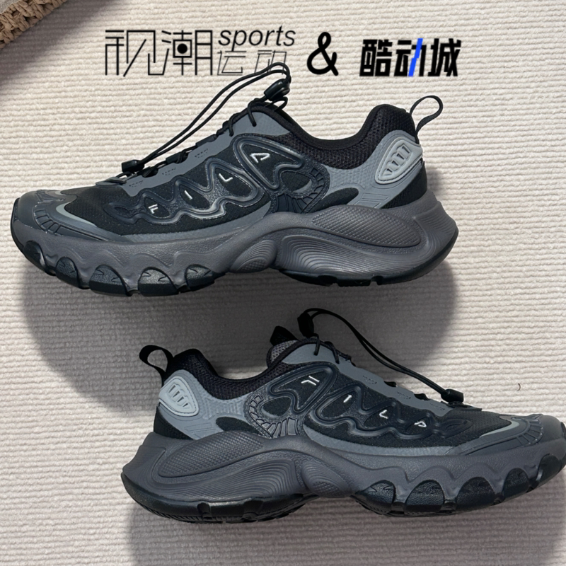 斐乐蘑菇鞋野鸽灰经典复古老爹鞋