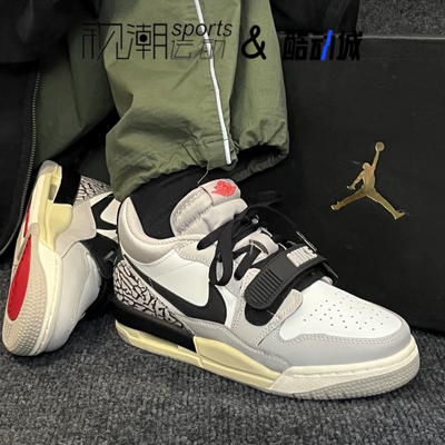 AJ312白灰大童运动休闲篮球鞋