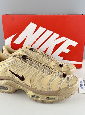 Nike耐克Air Max Plus黄黑色男耐磨气垫户外运动休闲鞋FZ5049-222