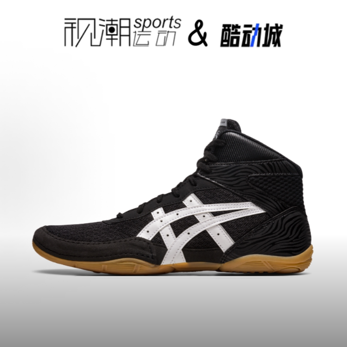 亚瑟士Matflex7黑白拳击训练鞋