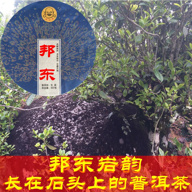 邦东古树茶老树普洱生茶纯料2016春茶357克岩韵花香
