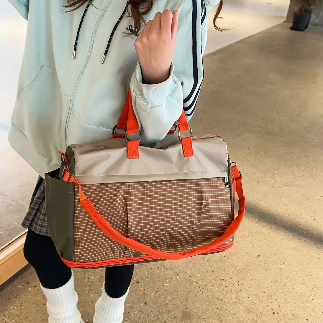 轻便多功能旅行包大容量运动健身包出差手提收纳袋可套拉杆行李包,箱包皮具/热销女包/男包,旅行袋,淘宝优惠券,粉丝福利购,淘宝优惠卷