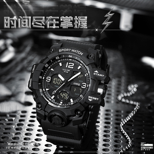 青少年电子手表男款 学生初高中潮流多功能运动防水儿童闹钟男生女