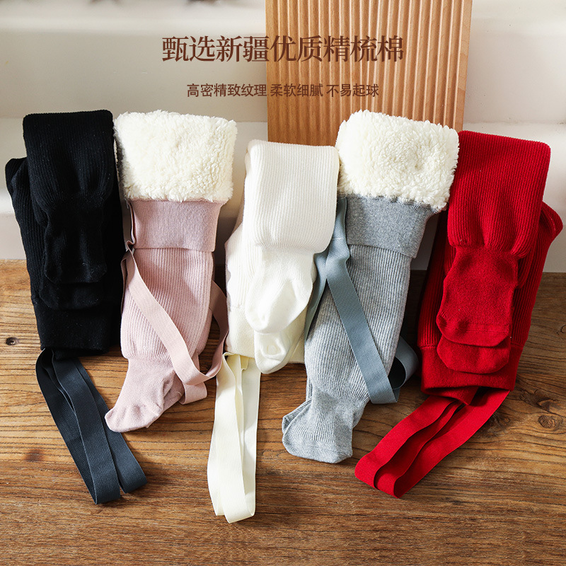 冬季加绒婴童背带裤02