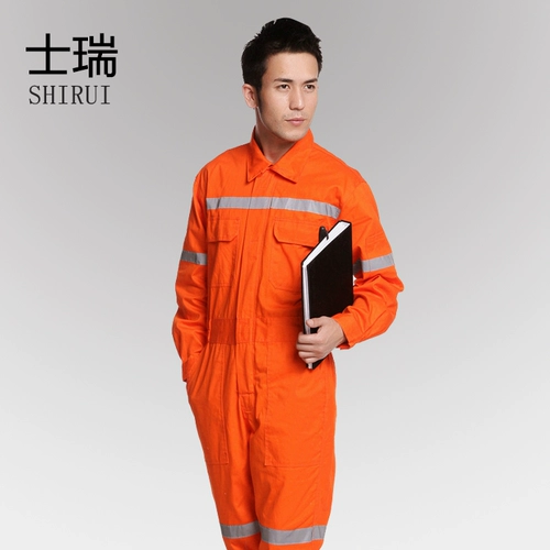 Orange Anty -light Stress Crew соединила рабочую одежду.