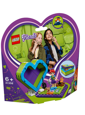 乐高积木儿童藏宝盒41357爱心藏宝盒奥莉薇亚百趣游戏盒女孩玩具