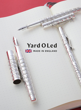Yard-O-Led YOL维多利亚葡萄藤925纯银大号中号总督钢笔宝珠笔