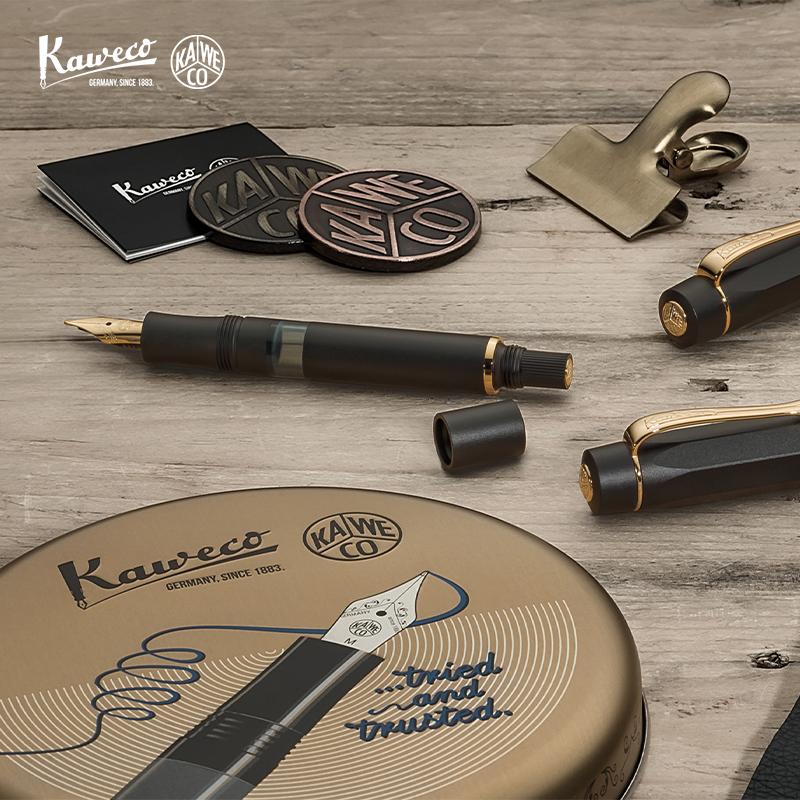 德国卡维克 KAWECO PISTON Sport 活塞系列钢笔 礼盒装 铝制黑