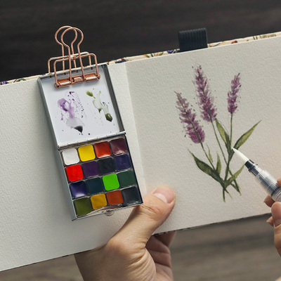 ideaplus固体水彩颜料超高颜值