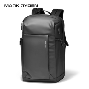 马可·莱登男士 双肩背包出差旅行防盗拉链笔记本电脑包大容量书包