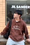 春季新款美式复古高街重磅卫衣学生大码宽松A021-W1818-P55，男装卫衣，电商A021