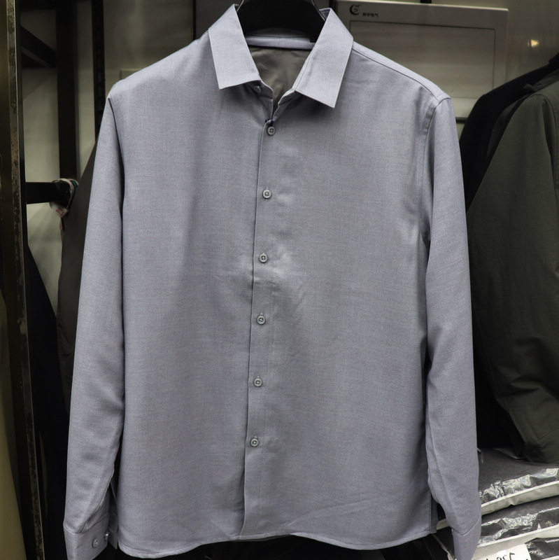 2025冬季新款巴克顿男装男士休闲长袖翻领衬衫可脱卸羽绒胆93379