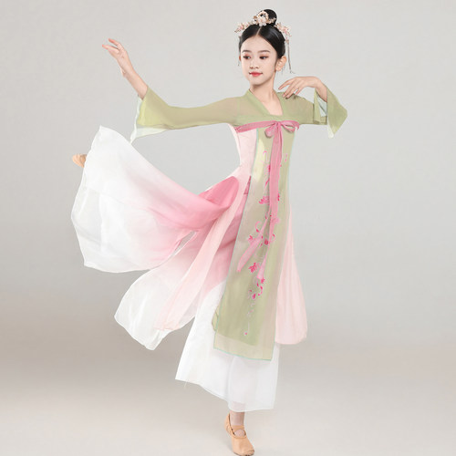 儿童古典舞演出服中国舞民族飘逸
